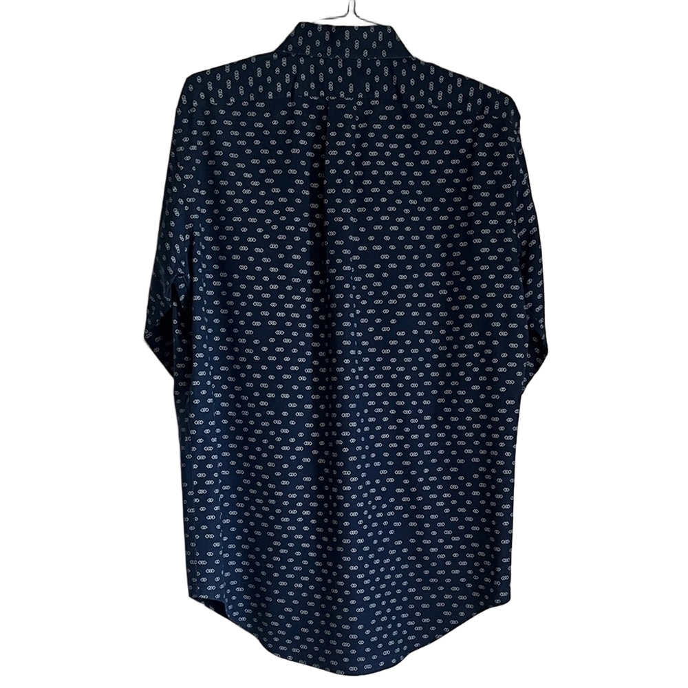 Daniel Cremieux Men's Navy Patterned Shirt - Picture 4 of 4